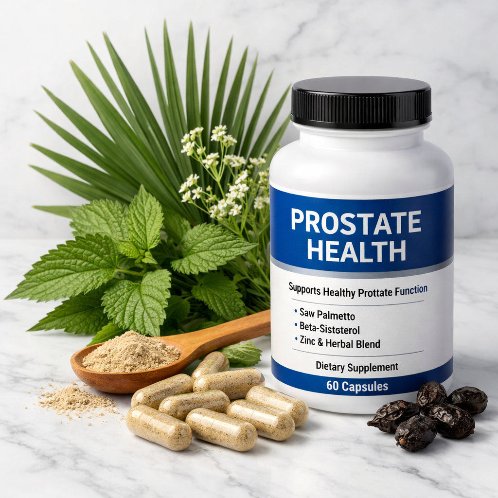 Ingredientes naturales para la salud prostática